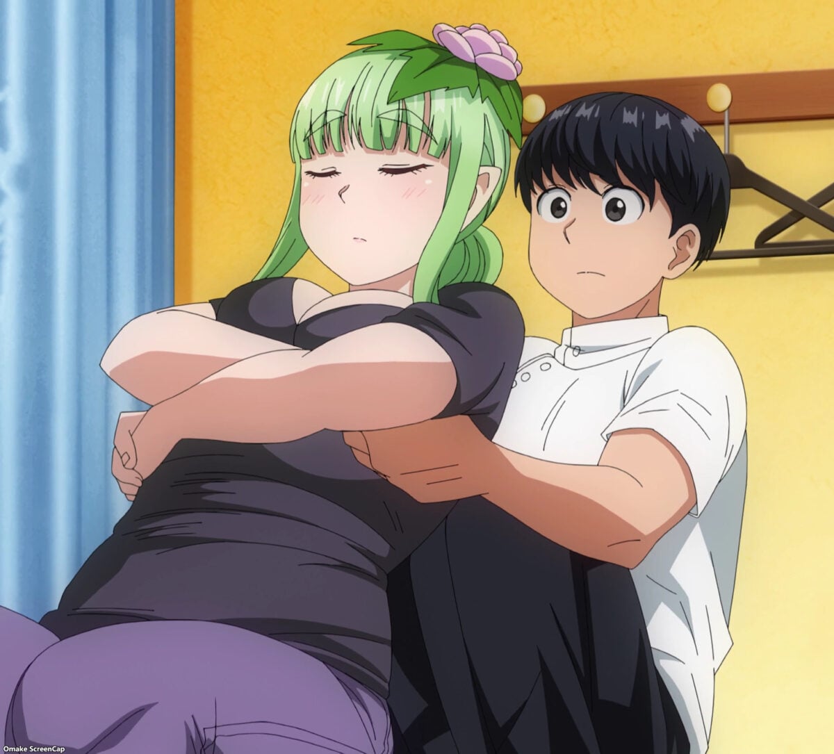Plus Sized Elf Episode 11 Naoe Stretches Kusahanada