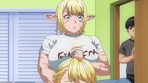 Plus Sized Elf Episode 12 [END] Ooeda Sitting On Elfuda Push Ups