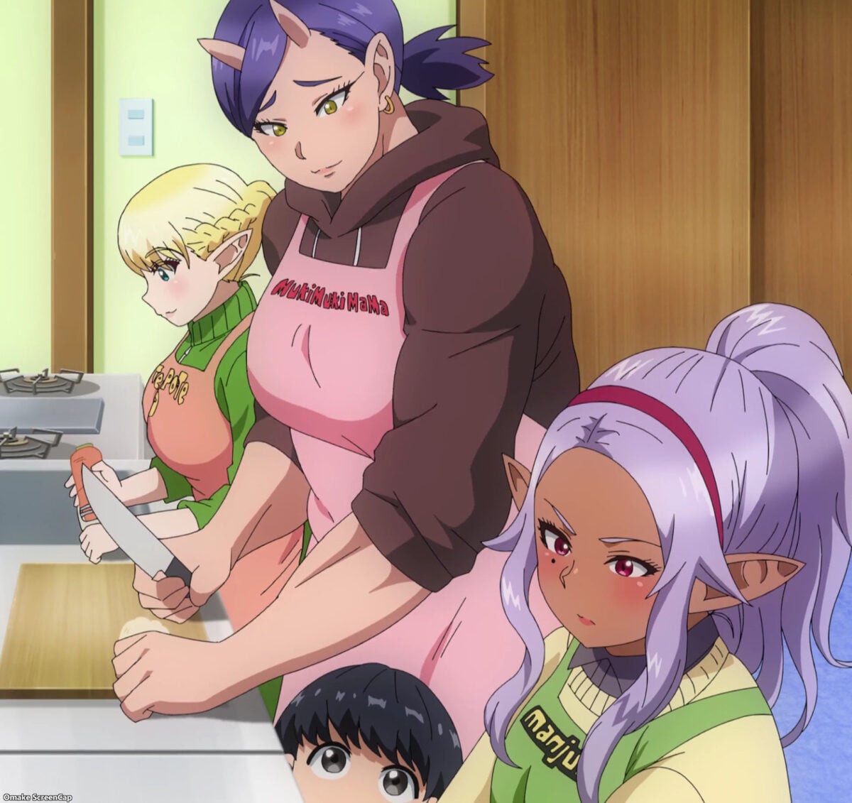 Plus Sized Elf Episode 9 Monster Girls Watch Kuroeda Cook