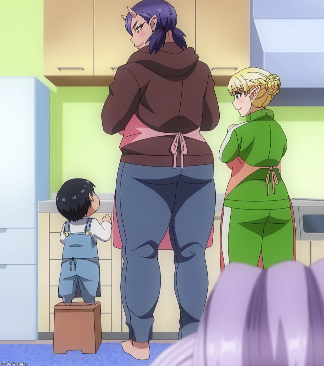 Plus Sized Elf Episode 9 Smol Naoe In Kitchen With Oga Elfuda