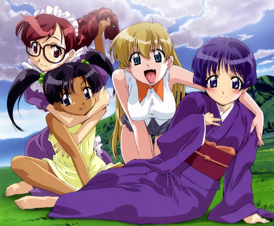 Blue Hair Anime Girls Ai Yori Aoshi