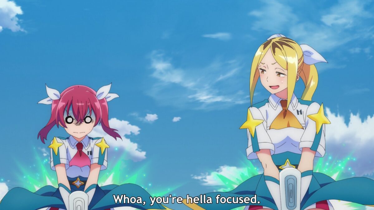 Kabushikigaisha Magilumiere Episode 2 Kana Concentrates On Flying Broom