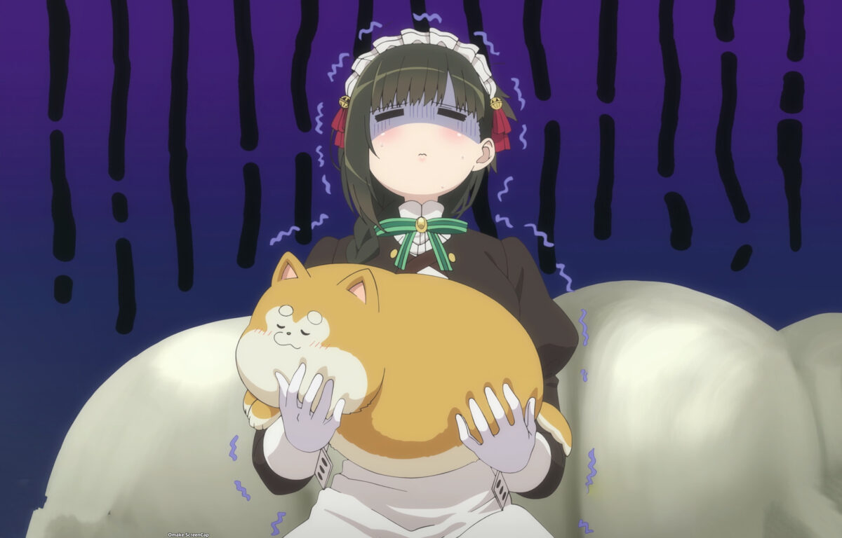 Kimi Wa Meido Sama Episode 2 Yuki Maid Nervously Holds Pudgy Puppy