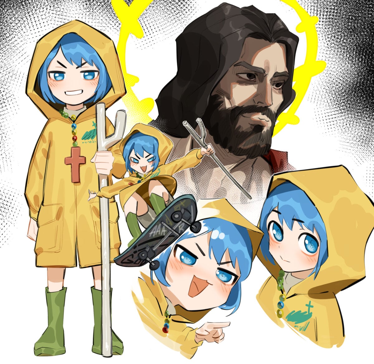 Luce Jesus Skateboarder Meme