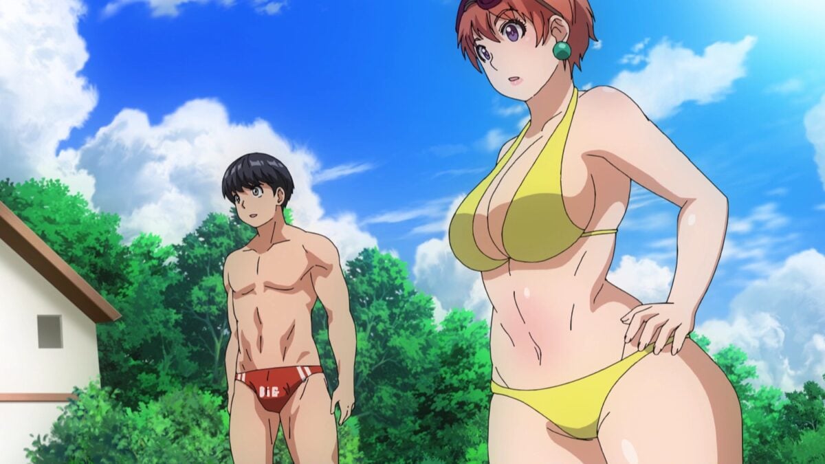 Plus Sized Elf Episode 13 Akiho And Naoe Swimsuits