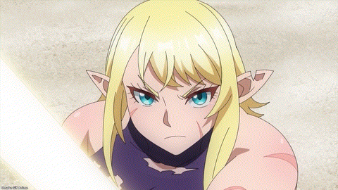 Plus Sized Elf Episode 13 Ooeda Topless Sword Swinging
