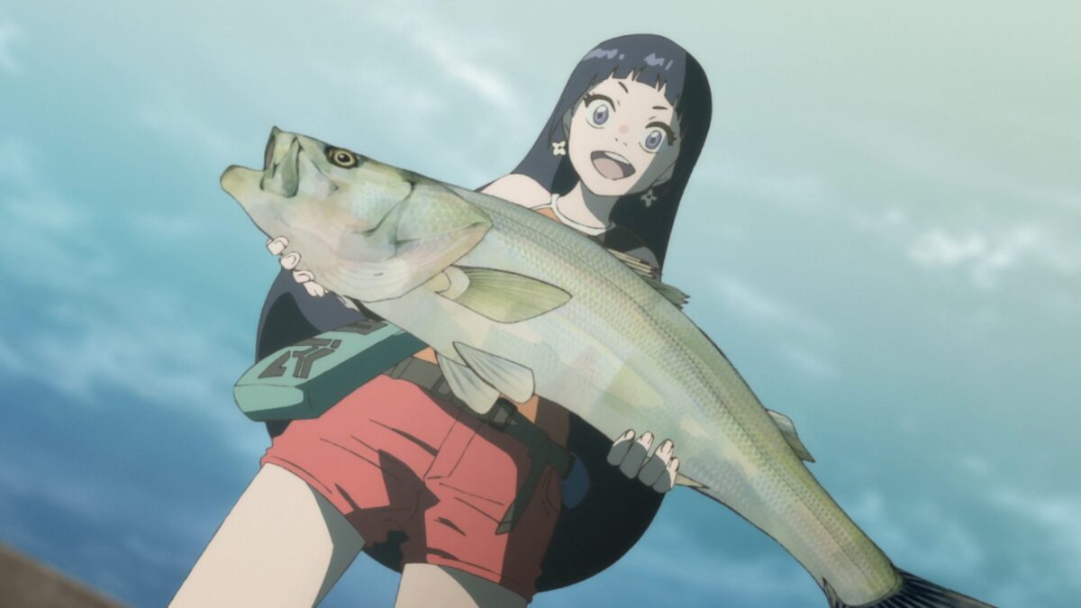 NegaPosi Angler SS Hana Catches A Fish