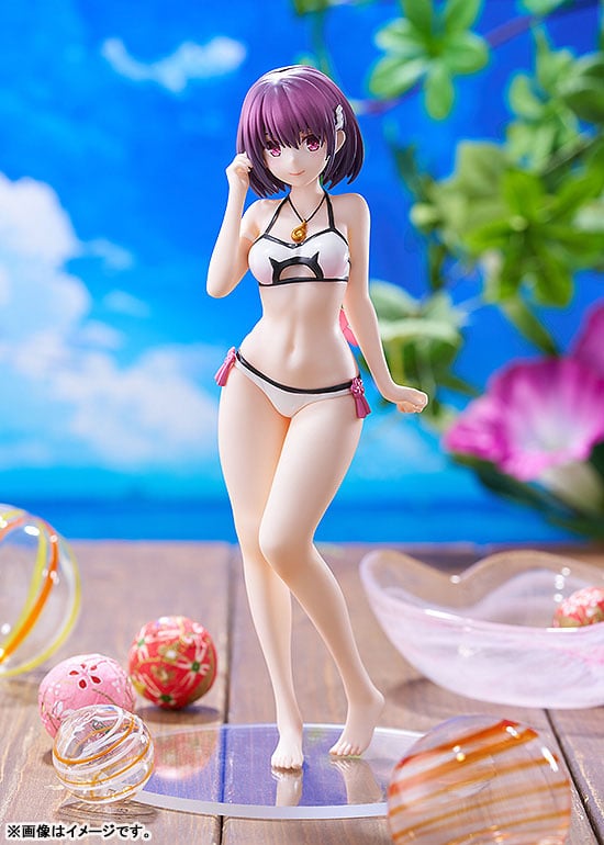 Pop Up Parade Ayakashi Triangle Suzu Kanade Figure Full View