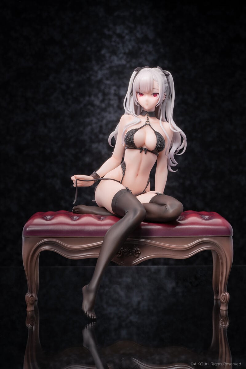Reverse Studio Tana Black Bunny Figure Full View