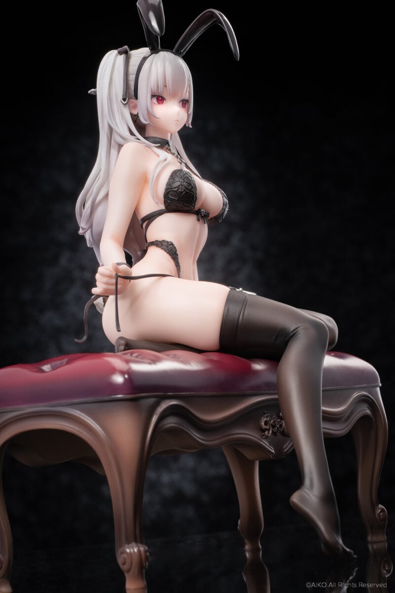 Reverse Studio Tana Black Bunny Figure Right View