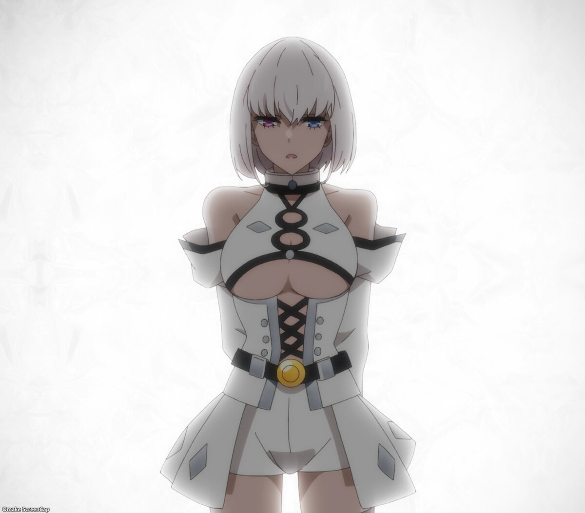 Wajutsushi Good Oppai Day Episode 3 Alma Hands Behind Back