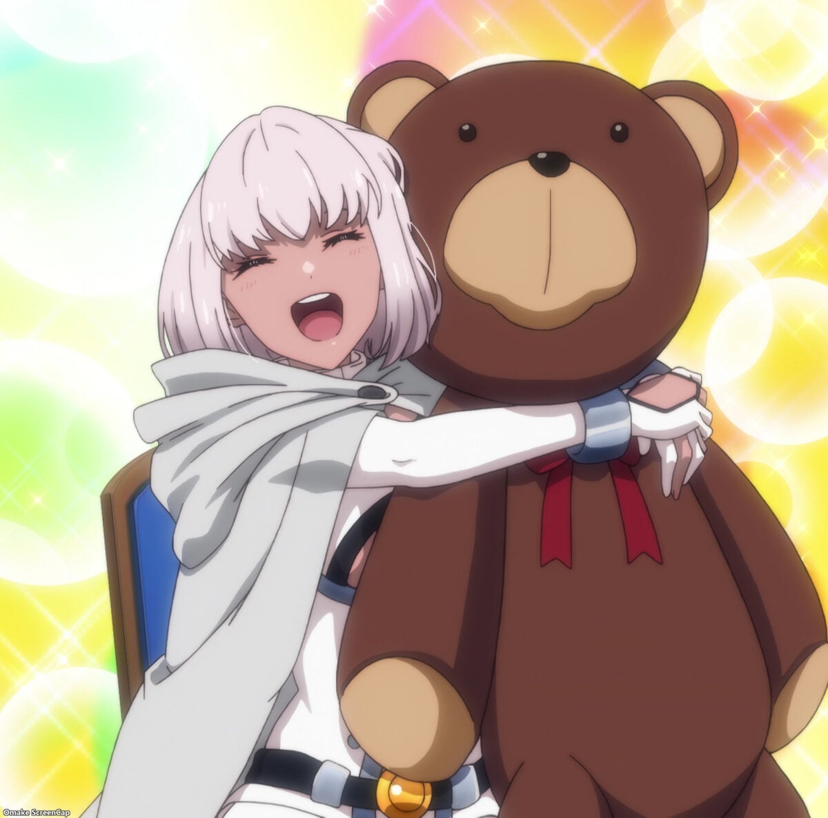 Wajutsushi Good Oppai Day Episode 5 Alma Hugs Teddy Bear