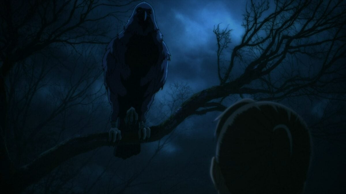 Yatagarasu Crow In Tree