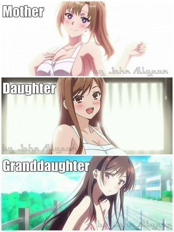 Granny, Daughter, and Grandchild