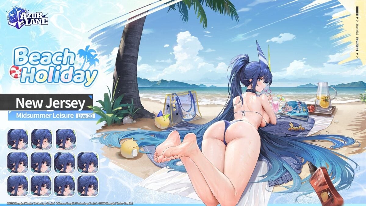 Azur Lane New Jersey Midsummer Leisure