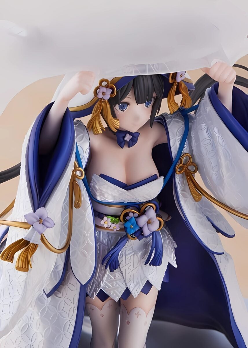 FuRyu Hestia Shiromuku Figure Cropped Side View
