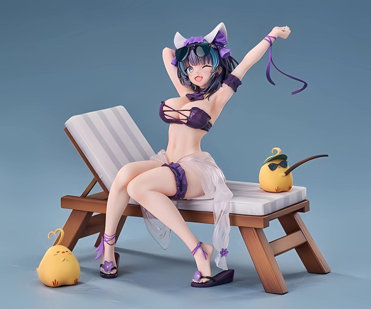 Good Smile Art Shanghai Azur Lane Cheshire Summer Date Figure Side View 02