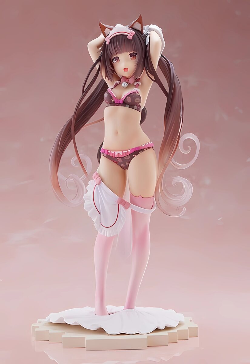 Plum PM Office Nekopara Chocola Lovely Sweets Time Figure(1)