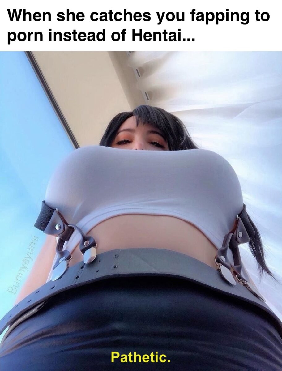 When She Catches You Fapping To Porn Instead Of Hentai