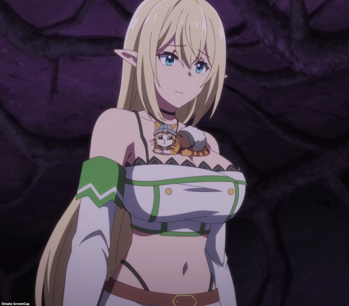 Beheneko Episode 2 Tama Rests On Aria's Bosom