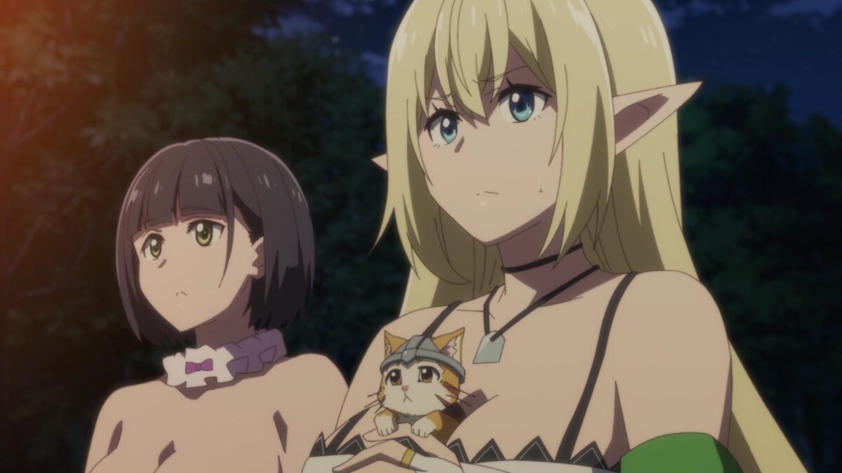 Beheneko Episode 3 Aria Holds Tama At Village Gate