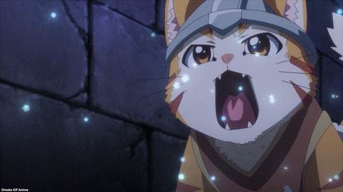 Beheneko Episode 3 Tama Blasts Water At Wolf