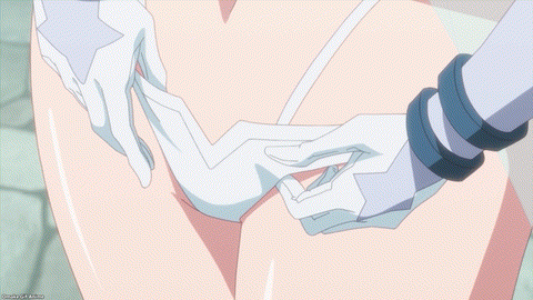 Beheneko Episode 4 Aria Adjusts Bikini Armor