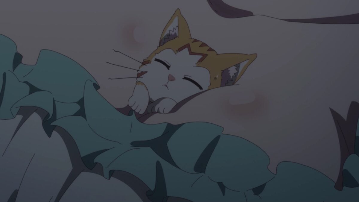 Beheneko Episode 4 Tama Sleeps In Aria's Cleavage