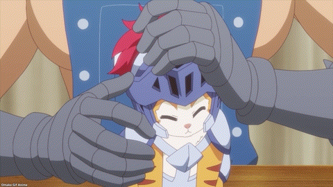 Beheneko Episode 4 Vulcan Adjusts Tama's New Armor