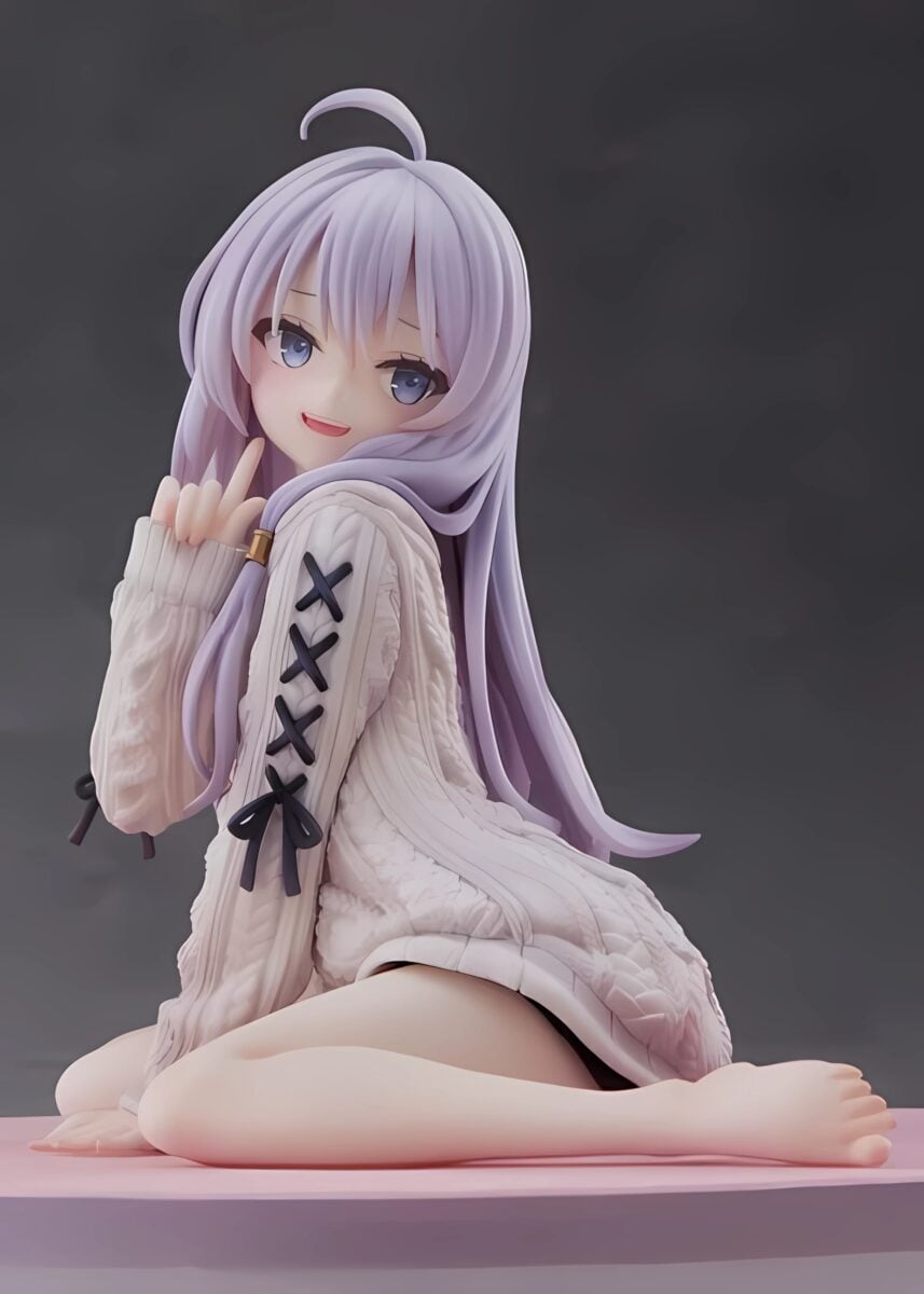 FuRyu The Journey Of Elenia Elaina Knit One Piece Dress Figure Full View 02