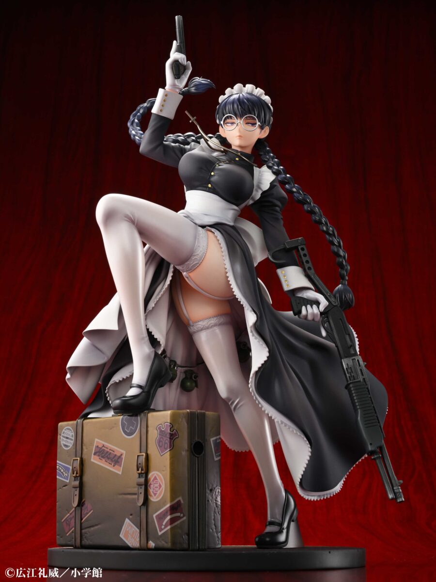 Medicos Entertainment Black Lagoon Roberta Nightmare Maid Figure Front View