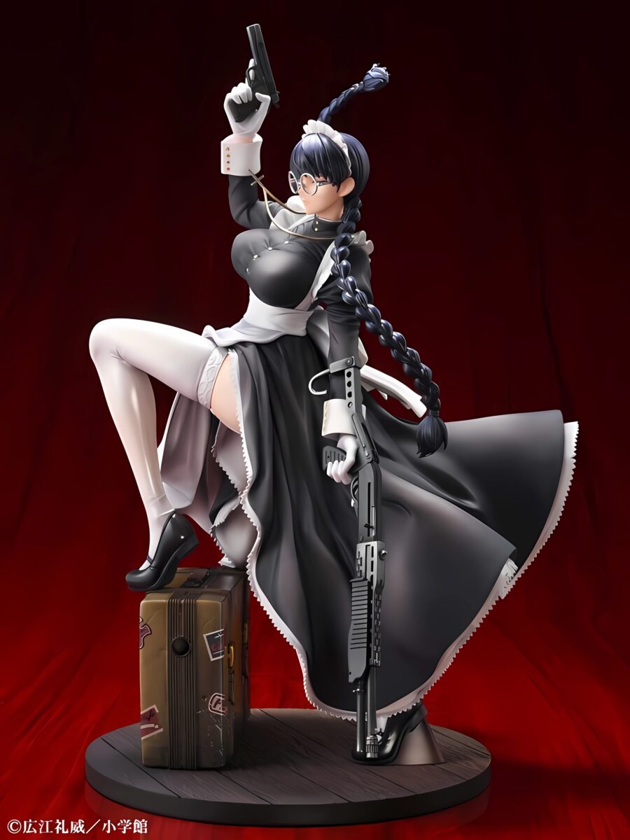 Medicos Entertainment Black Lagoon Roberta Nightmare Maid Figure Left View