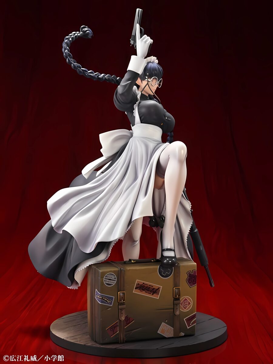 Medicos Entertainment Black Lagoon Roberta Nightmare Maid Figure Top View