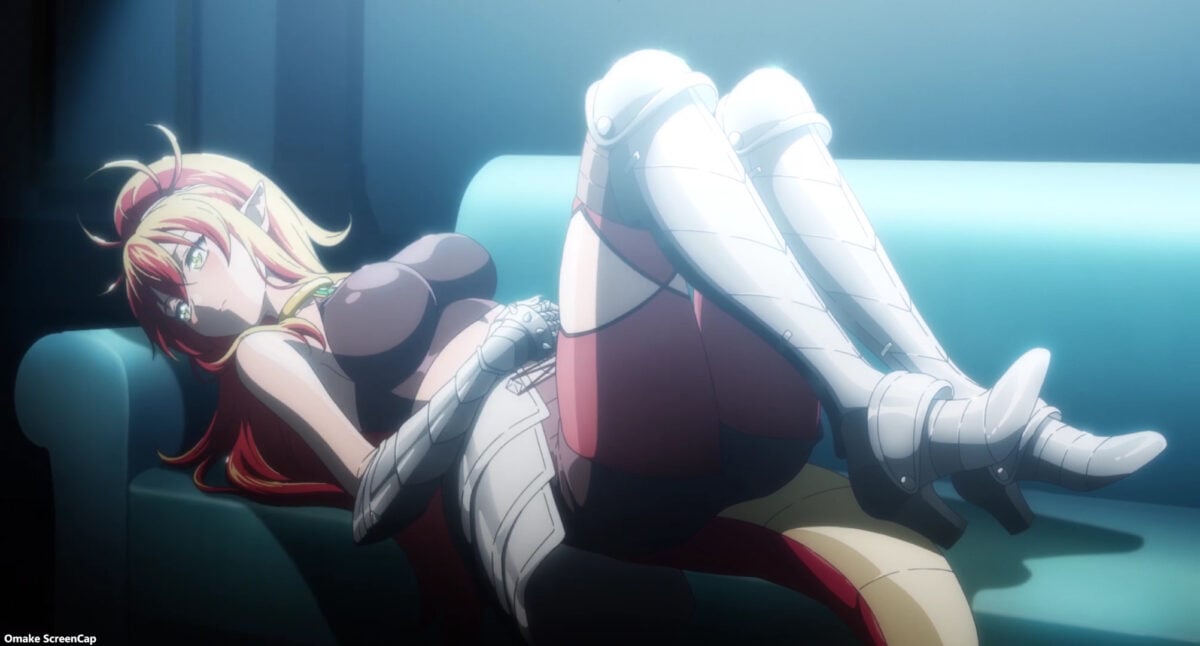 Salaryman Ga Isekai Ni Ittara Shitennou Ni Natta Hanashi ED Urmander Lies Down On Couch
