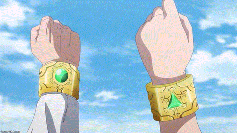 Salaryman Ga Isekai Ni Ittara Shitennou Ni Natta Hanashi Episode 1 Bracelet Tap Greeting