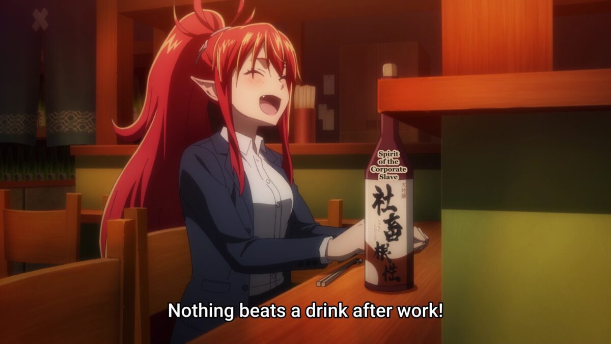 Salaryman Ga Isekai Ni Ittara Shitennou Ni Natta Hanashi Episode 4 OL Urmander Drinks
