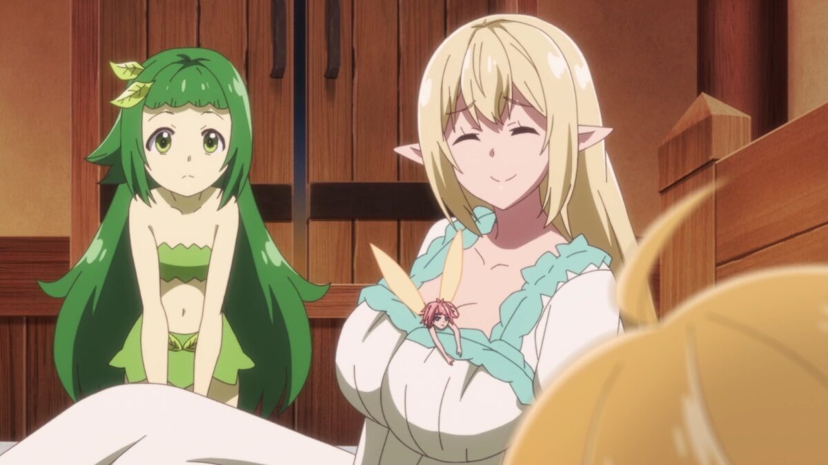 Beheneko Episode 6 Lily Still In Aria's Cleavage