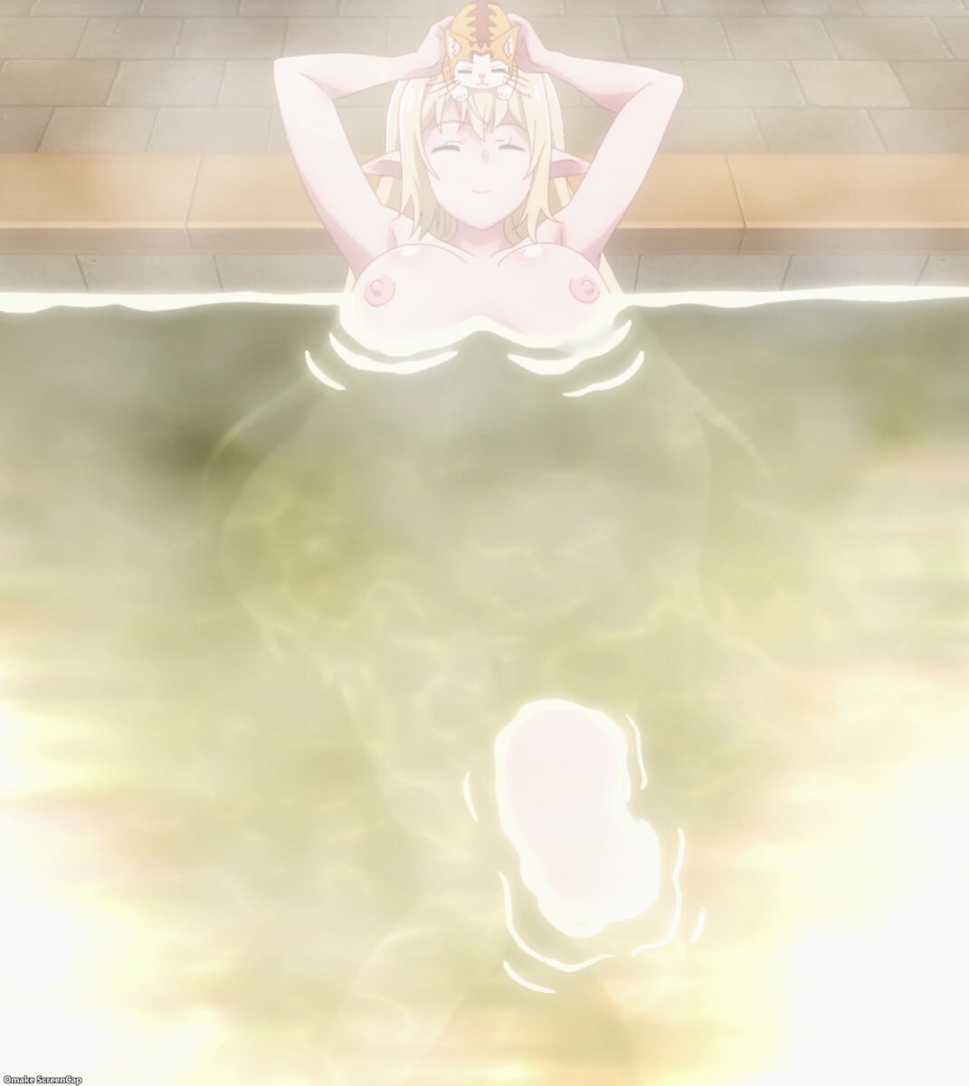 Beheneko Episode 7 Aria Lies Back In Bath