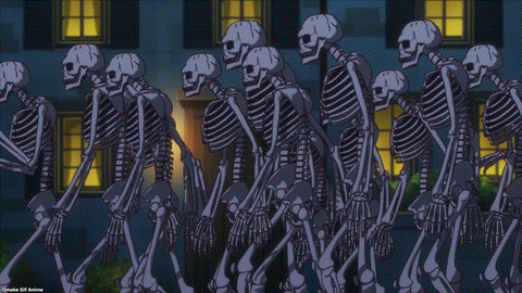 Beheneko Episode 7 CGI Skeletons