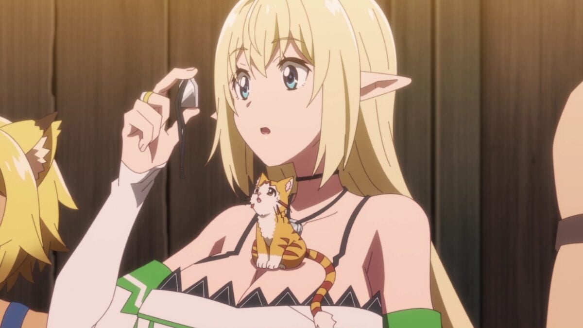 Beheneko Episode 8 Aria Inspects Adventurer Tag