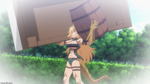 Beheneko Episode 8 Stella Carries Furniture