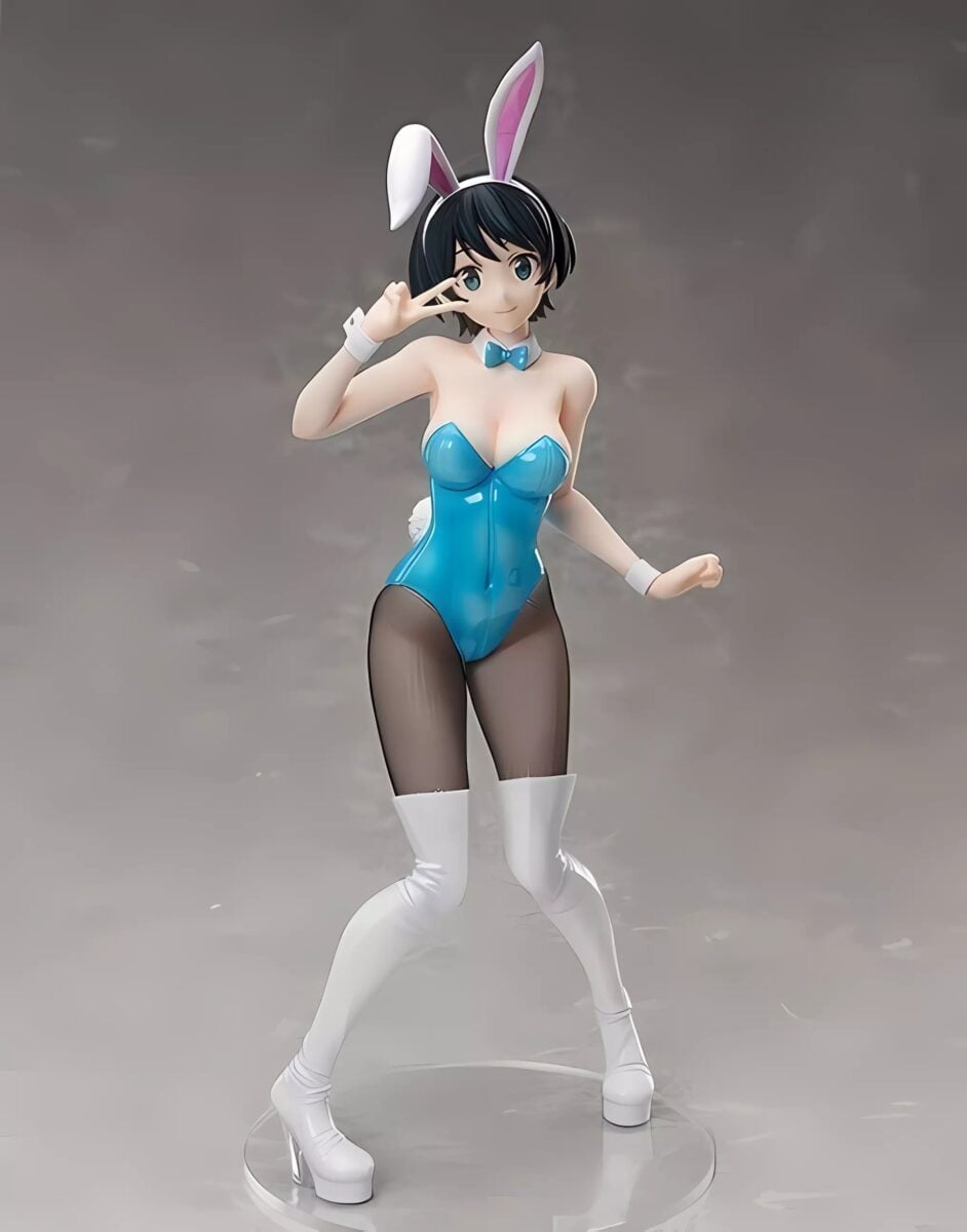 FREEing Kanokari Bunny Girl Figures Ruka Front View