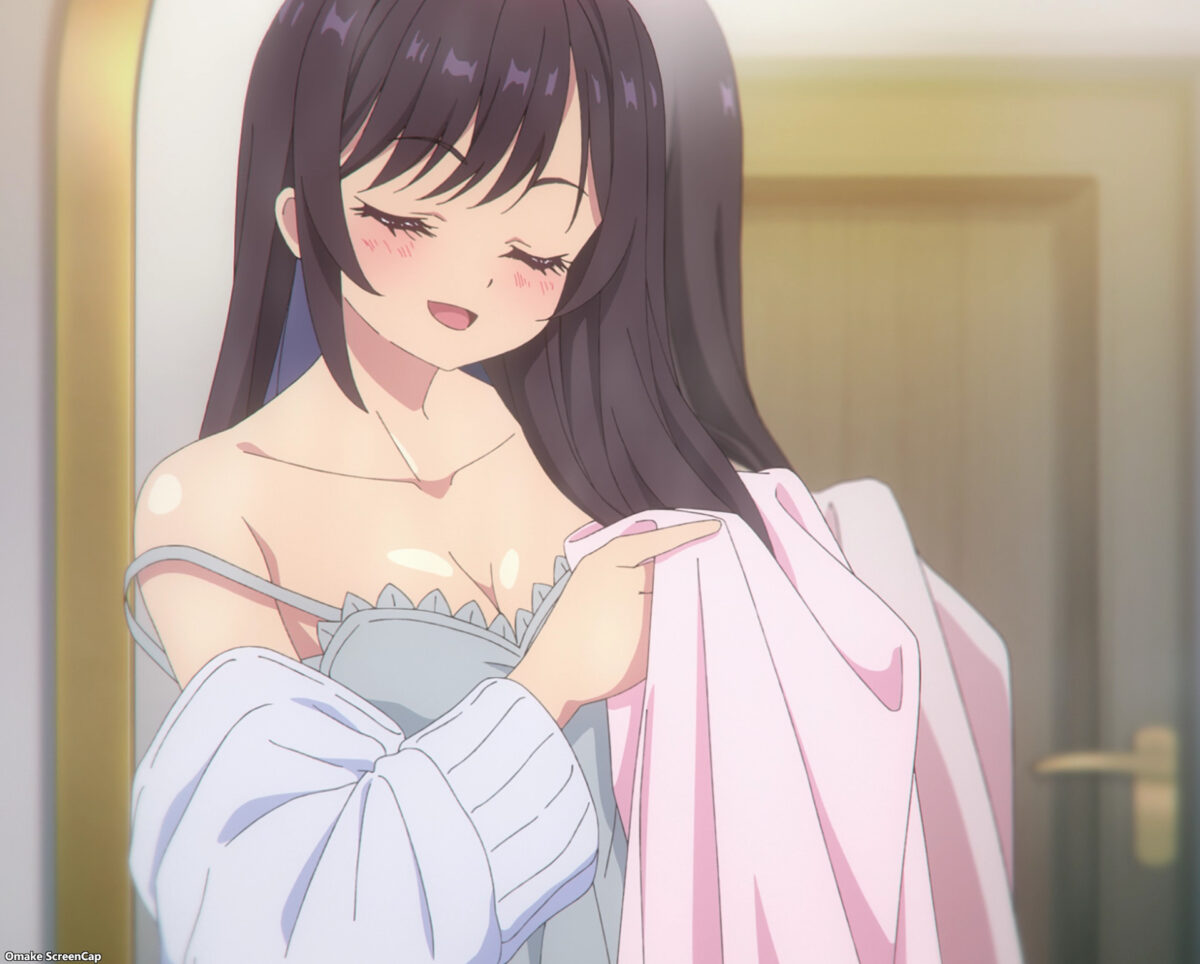 Girumasu Episode 1 Alina Dries Hair