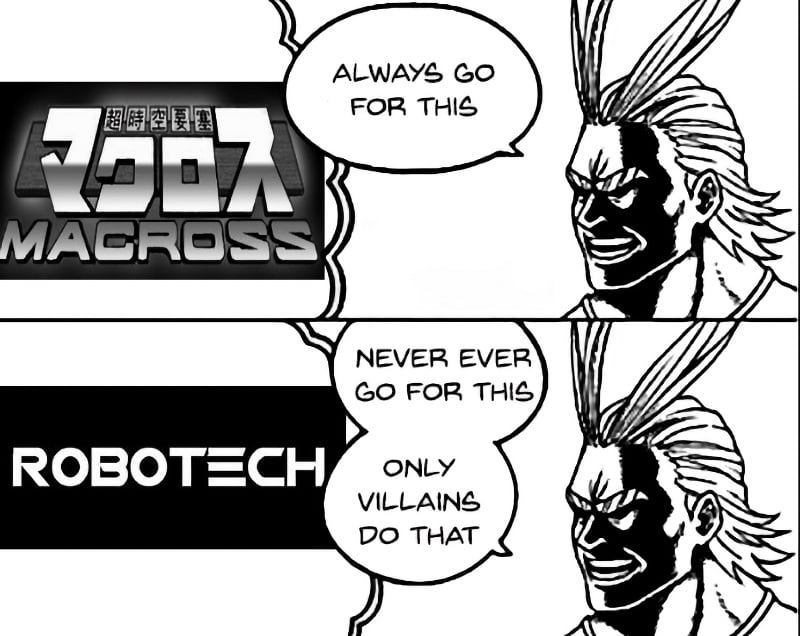 Macross Vs Robotech Meme