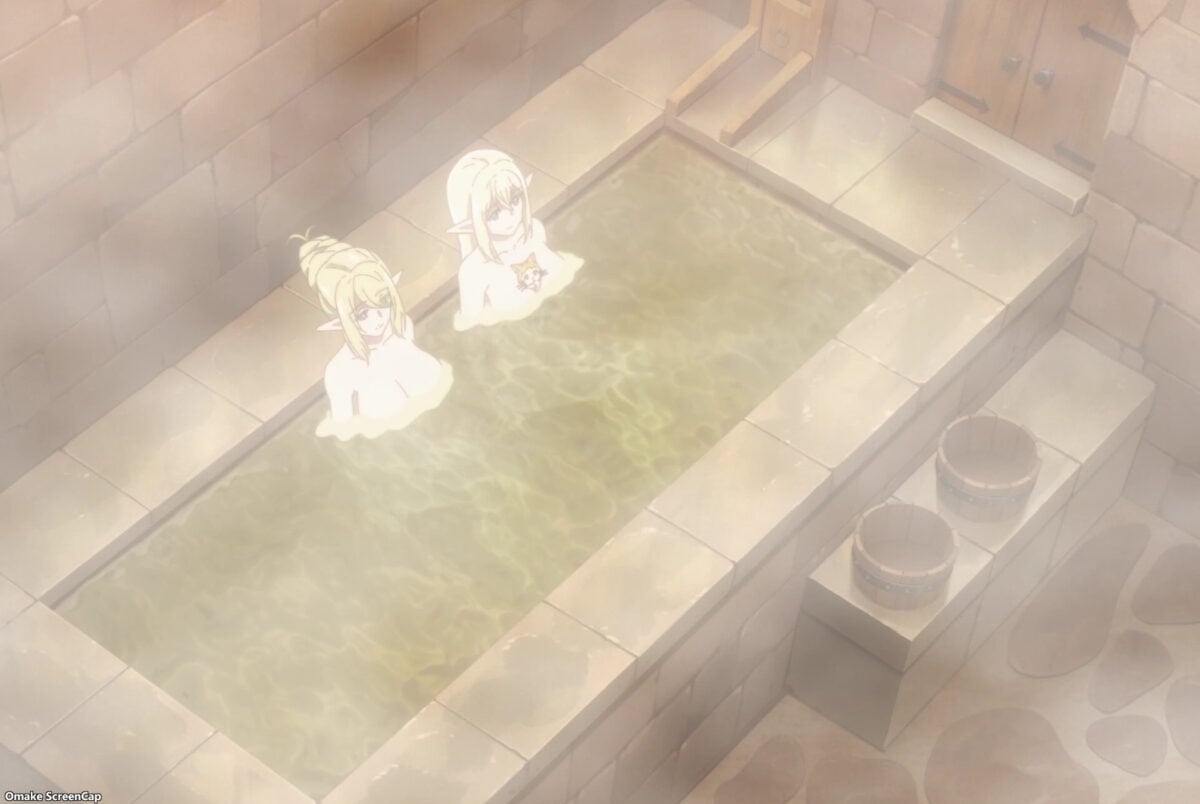 Beheneko Episode 11 Leona Aria Tama In Bath