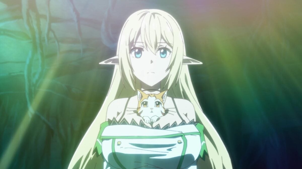 Beheneko Episode 11 Tama Rests In Aria's Cleavage