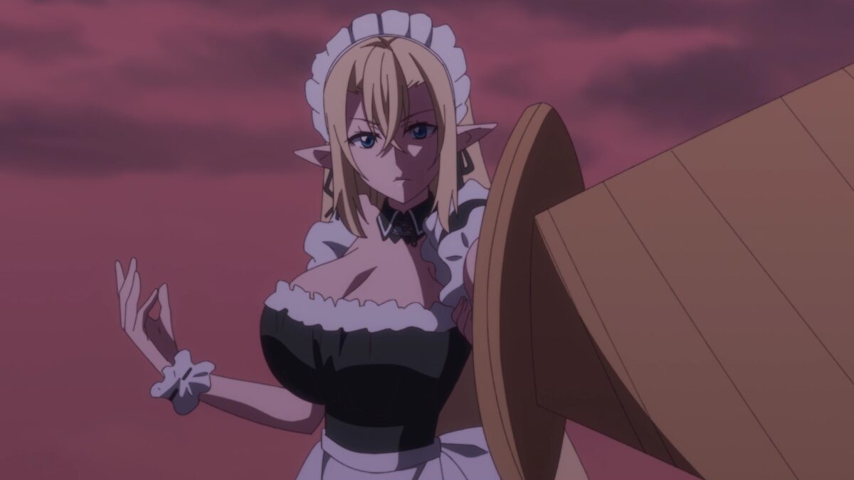 Beheneko Episode 9 Alisha Points Wooden Sword