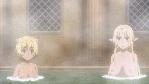 Beheneko Episode 9 Stella Pops Out Of Bath