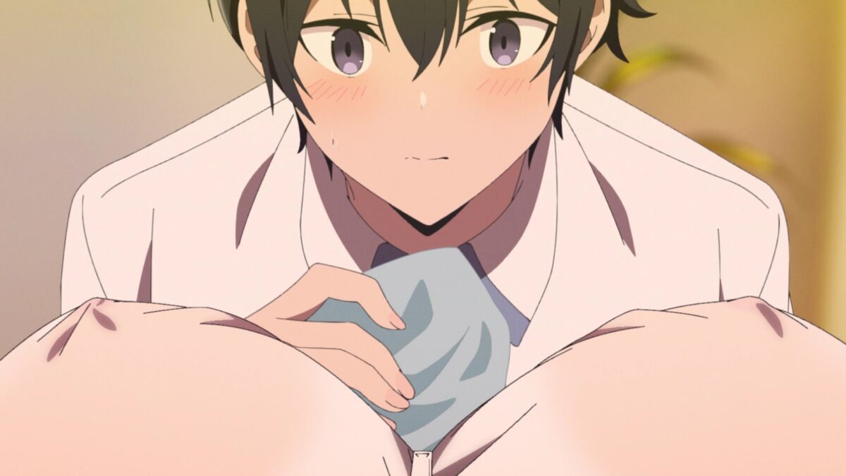 Haite Kudasai, Takamine San Episode 1 Koushi Dries Wet Nipples