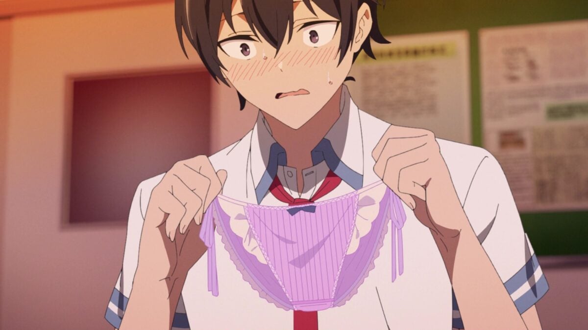 Haite Kudasai, Takamine San Episode 1 Koushi Holds Fancy Lingerie
